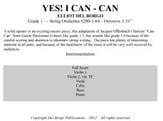 Yes! I Can Can Orchestra sheet music cover